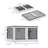 3 Stackable Storage Bins w/ Lids, Wheels, Collapsible, 18 gal
