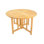 Jakey Outdoor Round Teak Dining Table