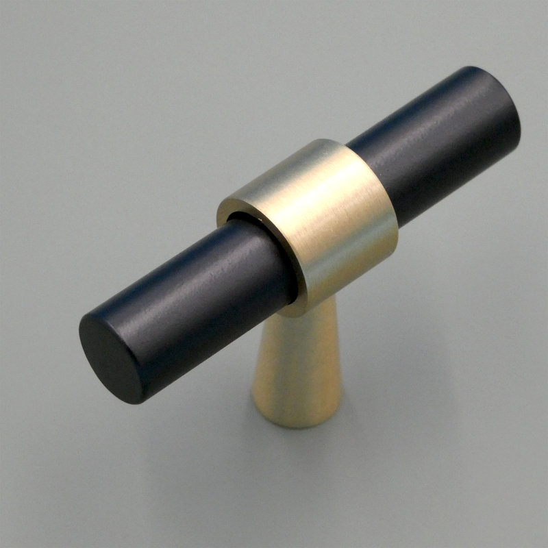 2" Length Bar Knob, Matte Black