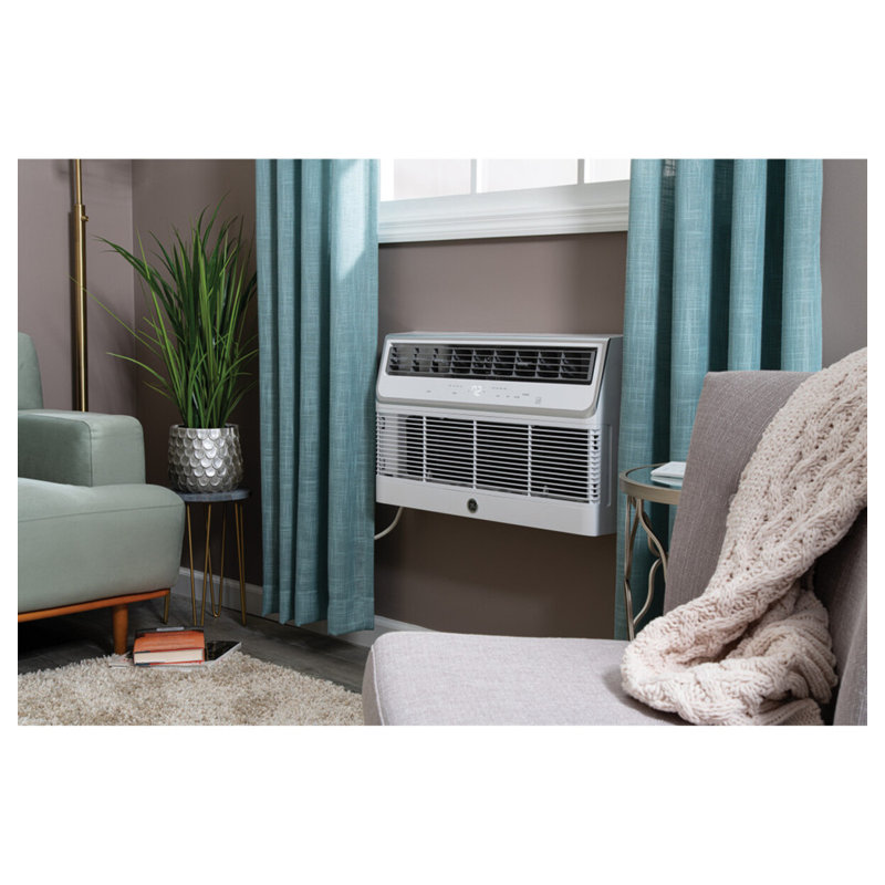 GE Appliances 10000 BTU Wi-Fi Connected Through The Wall Air Conditioner with Remote Included
