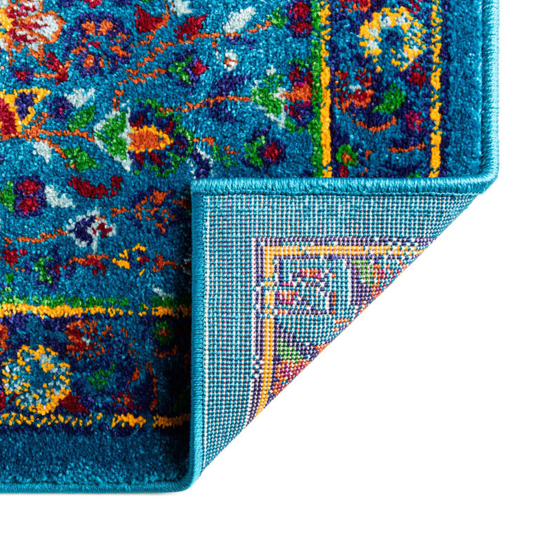 Floral Indoor Rug, Rectangle 7'10" x 10'