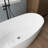55'' Freestanding Acrylic Tub Freestanding Soaking Bathtub