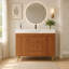 Meuble-lavabo autoportant moderne de 36 po avec plateau en pierre frittée, lavabo en céramique et rangement intelligent-1537345491
