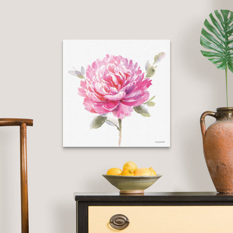 Visiblement rose 03 par Lisa Audit - reproduction d'art, Toile tendue, H 20 po x l 20 po x P 1,25 po