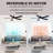 Morland 52 In. Smart Indoor/covered Outdoor Matte Black Ceiling Fan With Remote And Integrated Led Powered By Hubspace