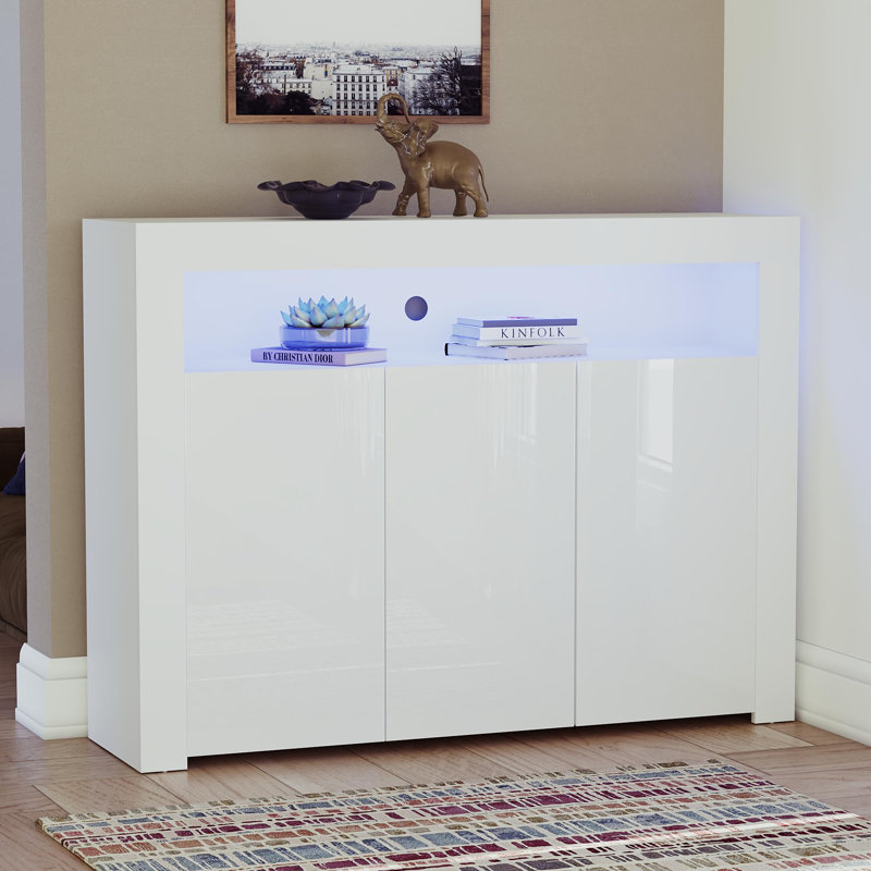 Brebner 130cm Sideboard, White