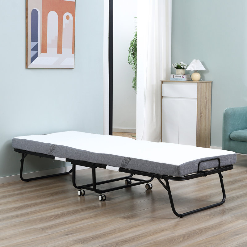 Portable Foldable Bed Steel Frame Ideal For Guest Hosting