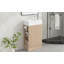 Meuble-lavabo 18,6 po avec lavabo en céramique-702089937