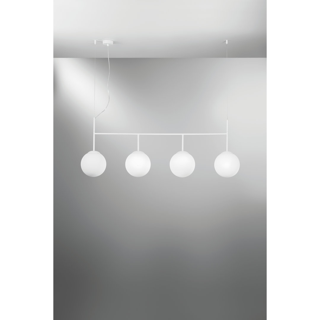 Arneta 4 - Light Kitchen Island Globe Pendant
