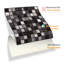 Carrelage mosaïque auto-adhésif en aluminium 35 po x 24 po-58186482