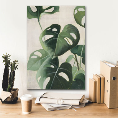 Toile épique Graffiti «Tropical Study 4 C» par Julia Purinton, 12 po x 18 po