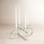 5.6" Aluminum Tabletop Candelabra-2036303062