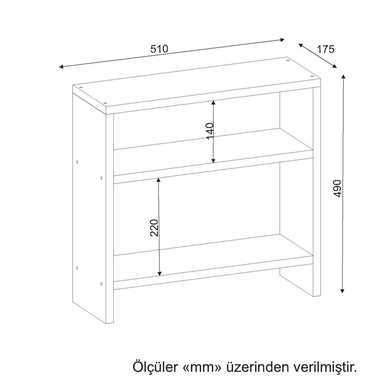 Modern White Side Table, 20.1 x 19.3 x 6.9 inches | 100% Melamine Coated Particle Board, Thickness: 0.7 inches | Multipurpose Design with Additional Storage, Ideal for Living Room & Bedroom, Elegant Style