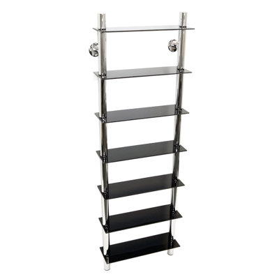 7 Piece Glass Accent Shelf