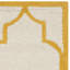 Tapis ivoire / doré en laine touffeté à la main Cannen-152252596