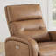Fauteuil inclinable standard berçant à bouton-poussoir de 33,3 po de largeur Nylie-850711800-860731985