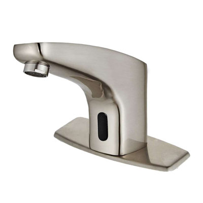 Sierra Commercial Brushed Nickel Faucet Durable Stylish and Perfect for High Traffic Spaces