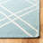 Rodgers Hand Woven Flat Weave Wool/Cotton Geometric Rug in Blue-1799634935