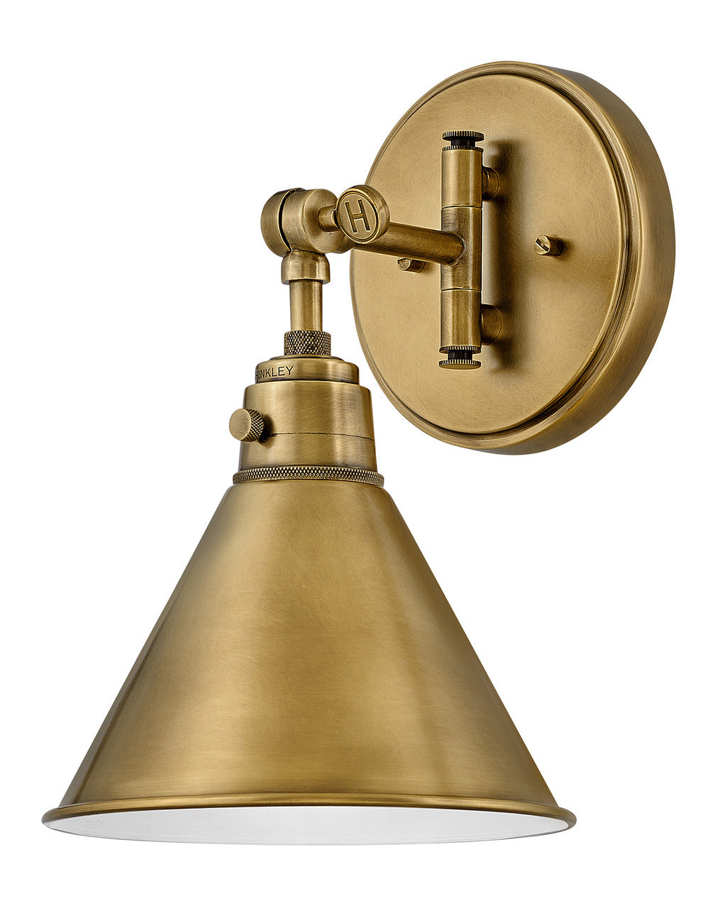 Hinkley Arti 7.75-in Swing Arm Single Light Wall Sconce with On/Off Switch & Reviews | Wayfair