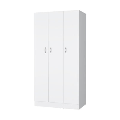 Armoire 3 portes avec tringle Augusta