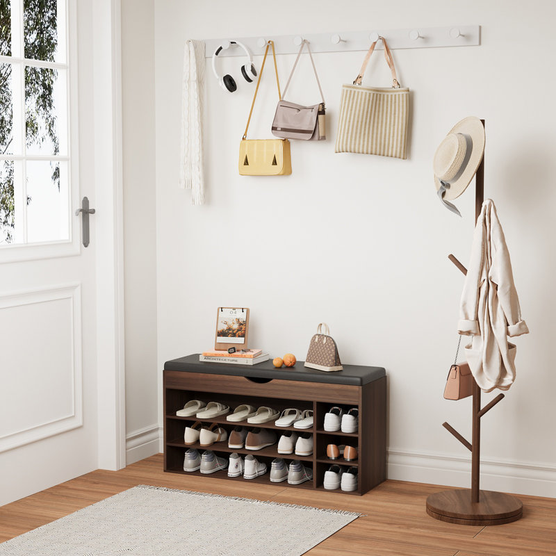 12 Pair Shoe Storage Bench