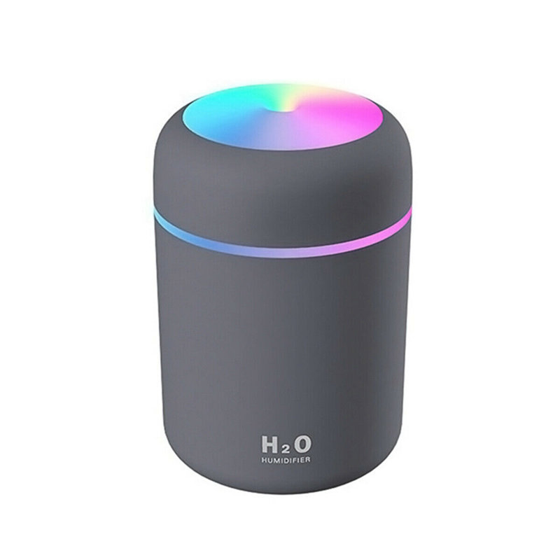 Humidificateur aromathérapie à DEL Stilesville, Noir