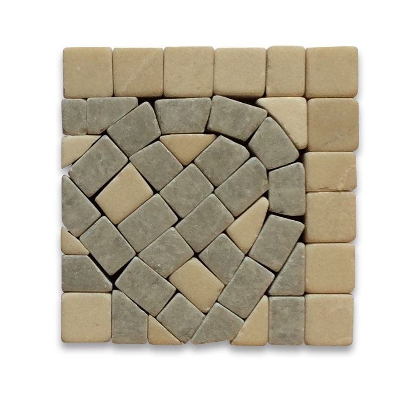 Carrelage mural en mosaïque en marbre 2 po x 2 po