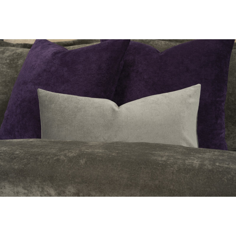 Mixology Velvet Bed Cap Comforter Set with Sewn Corners, Queen, Umber