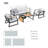Betzaira 5 - Person Patio Conversation Set with Cushions