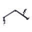 Support pour bras de microphone avec support de bureau, support pour micro rotatif à 360 ° réglable avec port adaptateur de 3/8 po à 5/8 po, pour enregistrer Blue Yéti-113007756