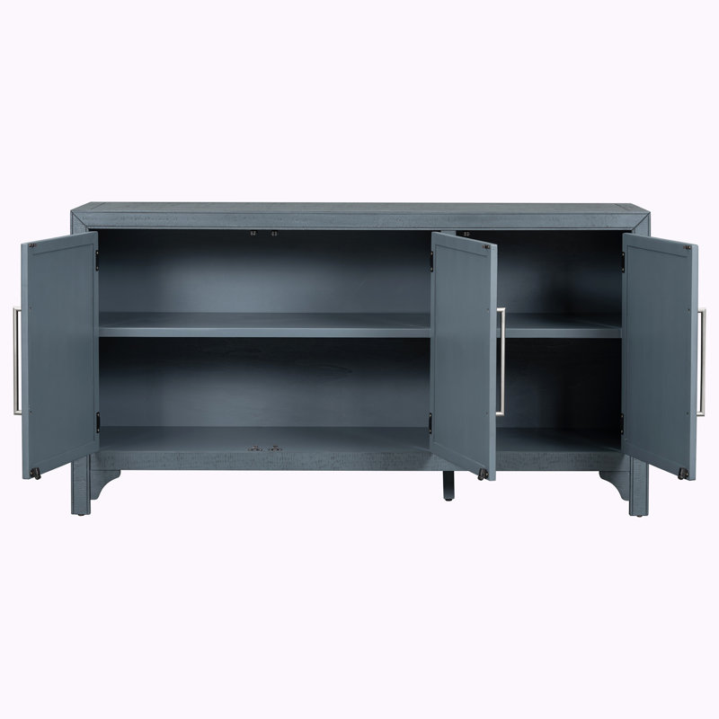 Storage Console Table, Blue