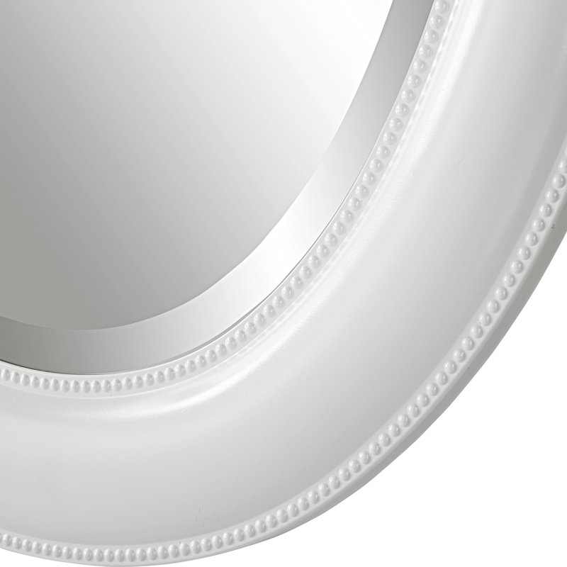 Miroir d'appoint Kimes, Blanc