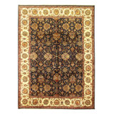 One-of-a-Kind Rectangle 9' X 12'7" Hand Knotted Area Rug