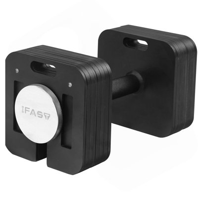 Square Dumbbell 9 In 1 Free Adjustable Dumbbell 80LBS Square Dumbbell 9 In 1 Free Weights For Multi Weight Options Quick-Lock Adjustable Dumbbell