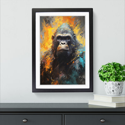 Gorilla Tachisme No.2 - Framed Print
