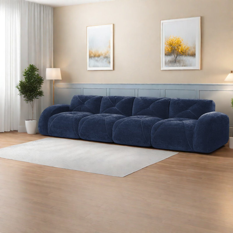 Luxueux canapés en velours, confort en nuage, style moderne, essentiels pour le salon