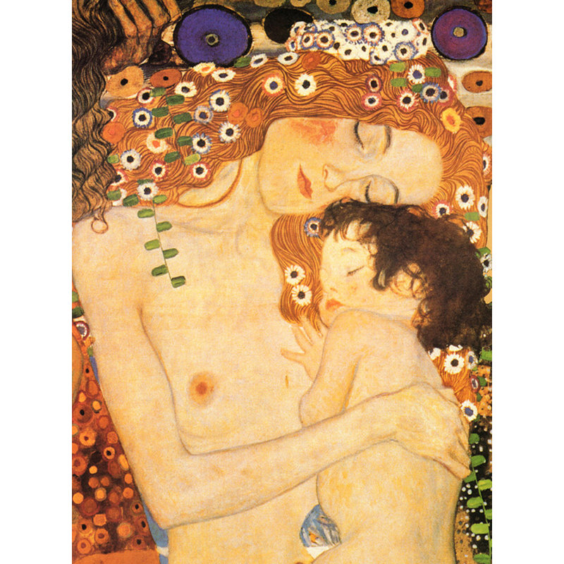 Trois âges (détail), H 24 po x l 18 po