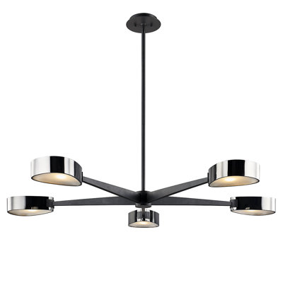 Lustre en fer 5 lumières Allisio