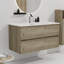 Meuble-lavabo mural 36 po en chêne brut et chêne brut avec lavabo intégré en céramique avec trop-plein-1140725883