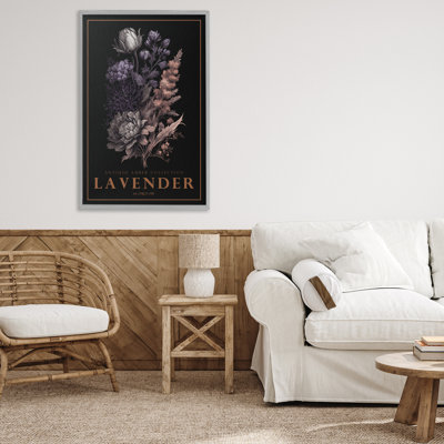 Antique Lavender Light Framed Giclee, design by Chris Giampietro