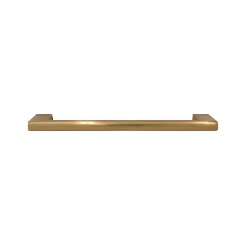 Poignée barre en laiton satiné 6 po Vail, Laiton satiné, 6"