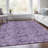 Machine Washable Indoor/Outdoor Xhevrie Plum Rug-824216839