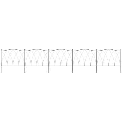 Edera 62.00cm H x 305.00cm W Metal Fence Panels Included