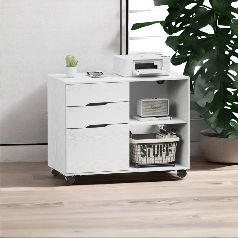 Armoire de rangement 31,5 po Adante, Blanc