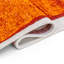 Orange Jacquard Recycled P.E.T Rug-129389259