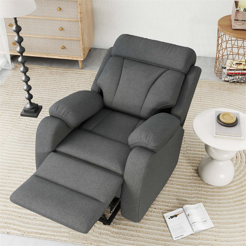 Power Lift Recliner with side pocket, Dark Gray
