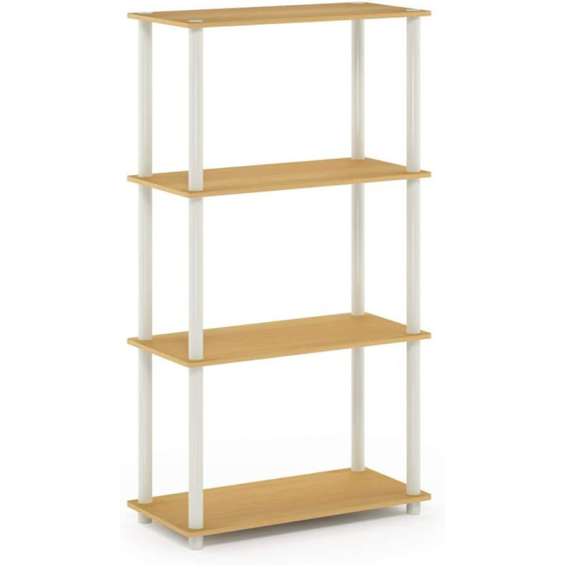 Bhoomi 23.6'' W Plastic Shelving Unit, Beech/White