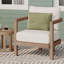 Chaise de patio avec coussins Weksler