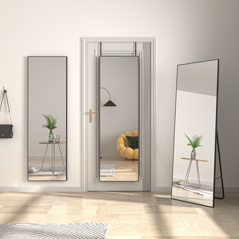 Adosinda Aluminium Rectangle Mirror, 140cm H x 40cm W
