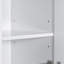 Armoire de rangement polyvalente pour salle de bain avec tablette réglable et grand espace de rangement